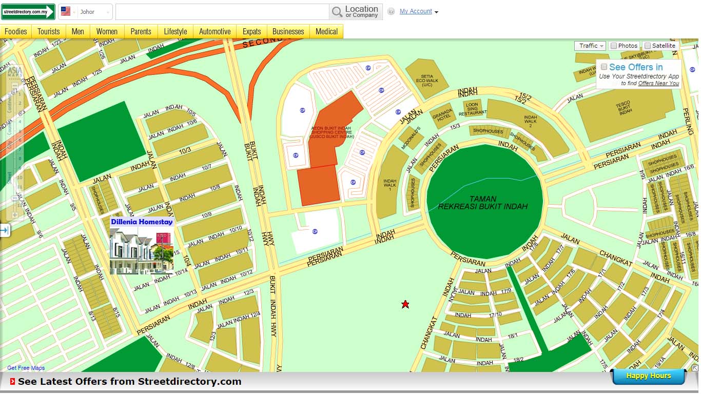 Homestay Legoland :Kuala Lumpur to JPO Maps -Johor Premium Outlet