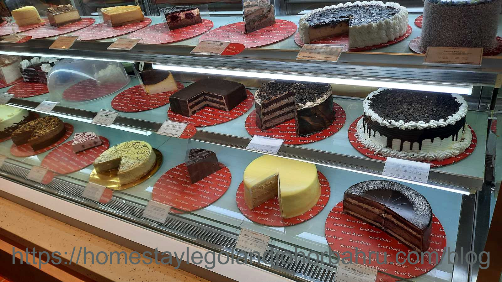 homestay-near-legoland-013bukit-indah-aeon-secret recipe Nak cari kek di Tempat Makan dekat Legoland? : Aeon Mall, Bandar Bukit Indah-Secret Recipe